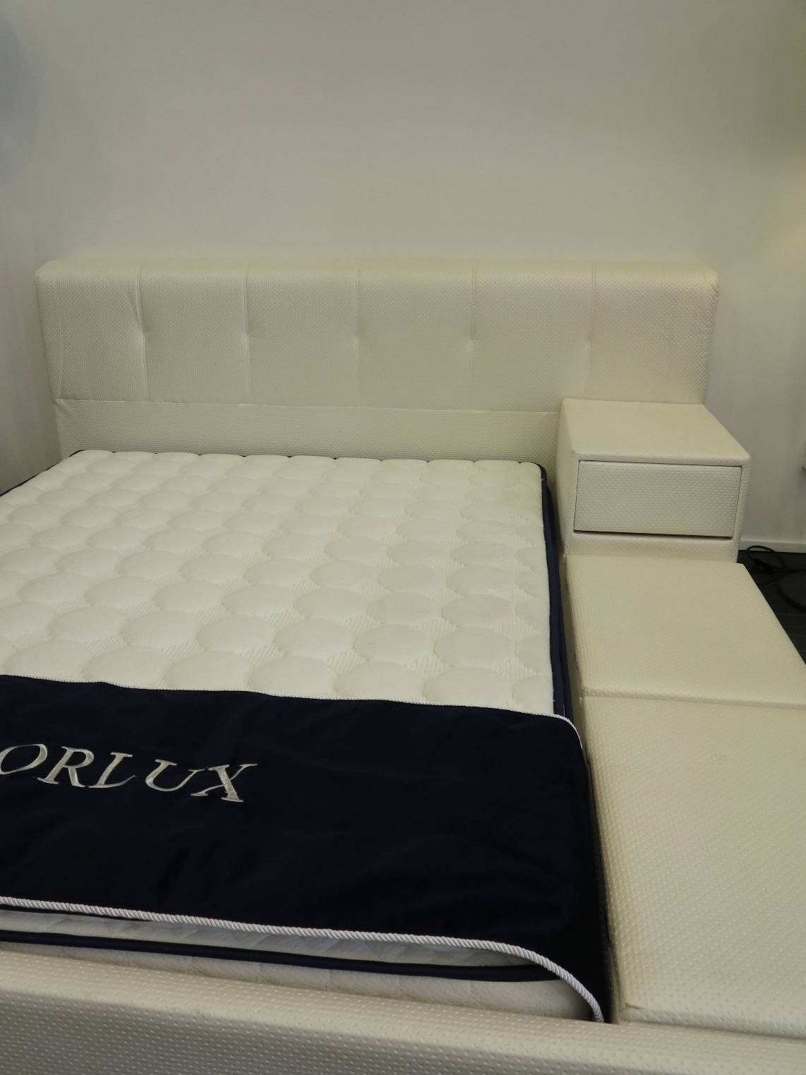 Dorlux mattress with customised compartments for storage.